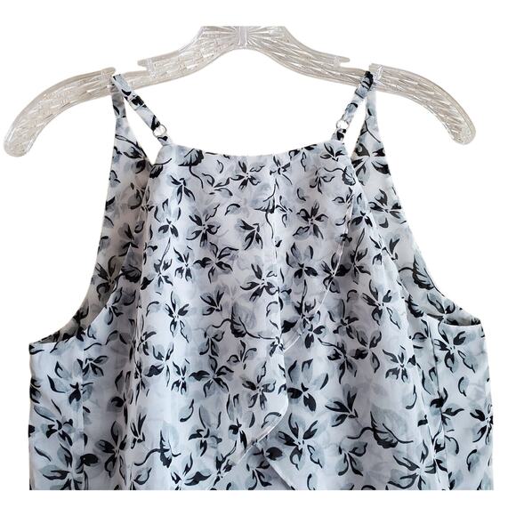 CAbi Women's S Camisole Terrace Top Black Gray White Adjustable Straps Bust 36" - Picture 6 of 8